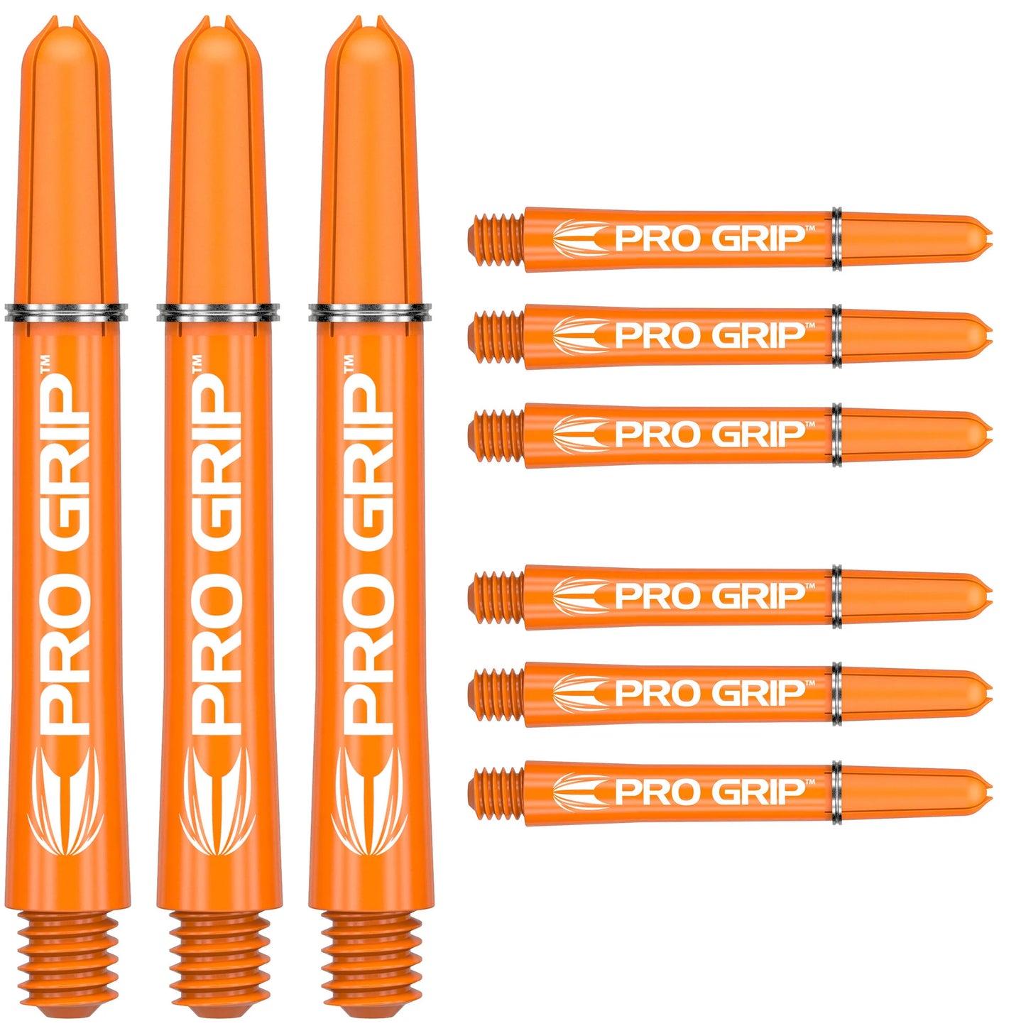 Target Pro Grip 3 Sets Orange Dart Shaft Stem image 0