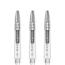 Mission Sabre Clear-Silver Top Polycarbonate Dart Shaft Stem image 1