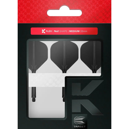 Target K-Flex Black No2 Dart Flights