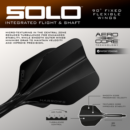 Harrows Wolfram Trinity 97% Tungsten Quick Point Steel Tip Dart Set