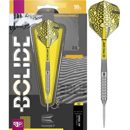 Target Bolide 02 90% Tungsten Swiss Point Steel Tip Dart Set image 0