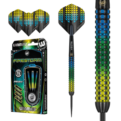 Winmau Firestorm Steel Tip Dart Set image 0