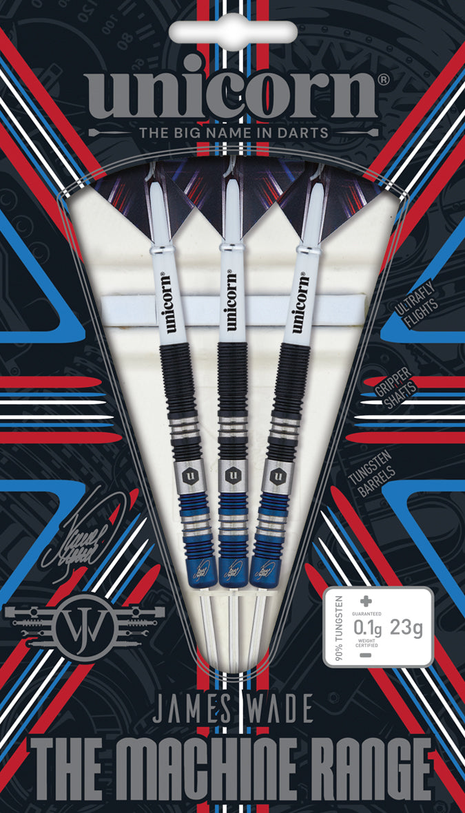 Unicorn James Wade The Machine Two-Tone 90% Tungsten Dart Set image 0