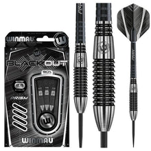 Winmau Blackout Torpedo 90% Tungsten Steel Tip Dart Set image 0