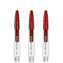 Mission Sabre Clear-Red Top Polycarbonate Dart Shaft Stem image 1