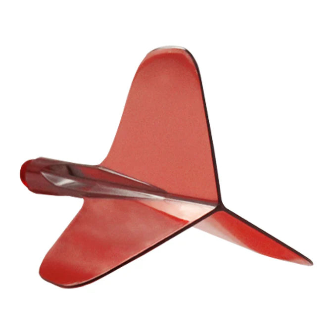 Condor AXE 120 Standard Clear Red Dart Flights image 1