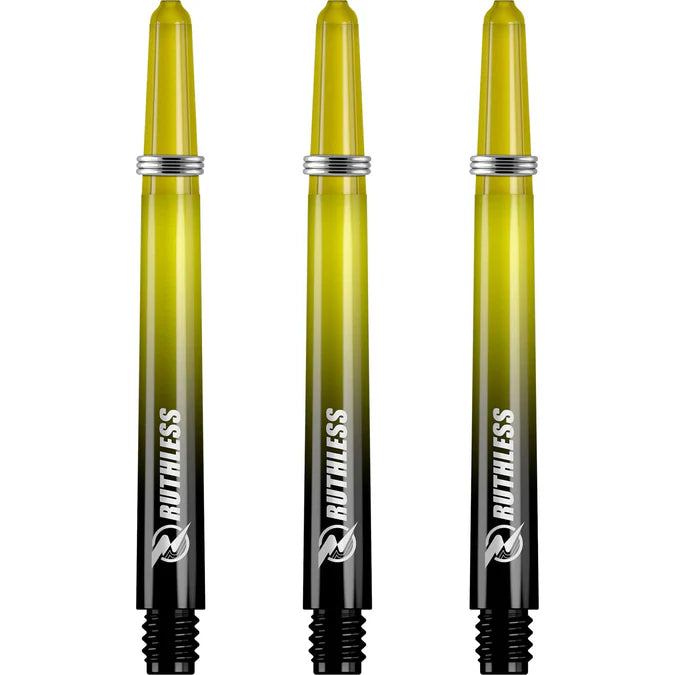 Ruthless Deflectagrip Plus Polycarbonate Yellow Dart Shaft Stem image 1