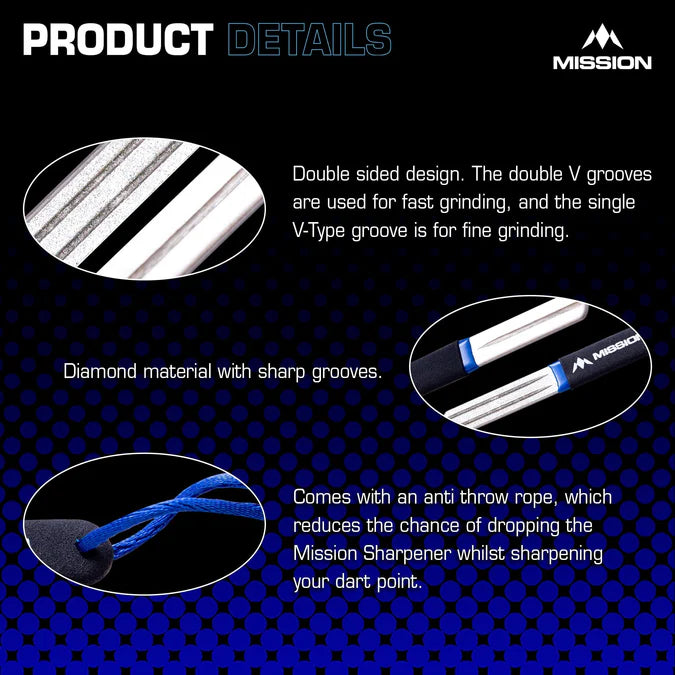 Mission Diamond Large Blue Point Sharpener image 3