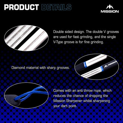 Mission Diamond Large Blue Point Sharpener image 3