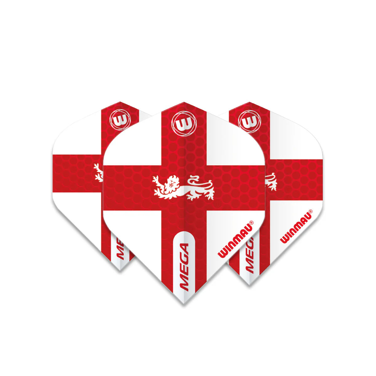 Winmau Mega Standard England 100 micron No2 Dart Flights