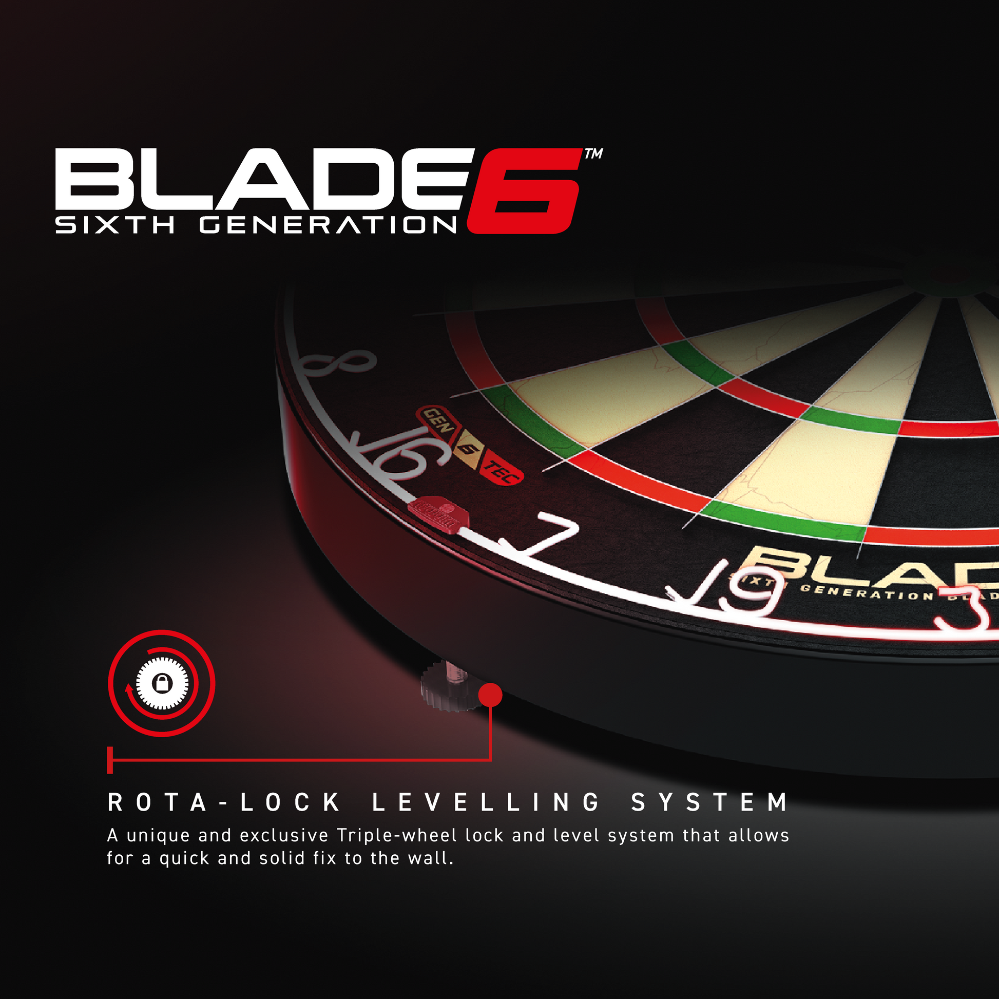 Winmau Blade 6 Single Core Dartboard image 3