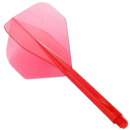 Condor Zero Stress Clear Red Standard Dart Flights image 0