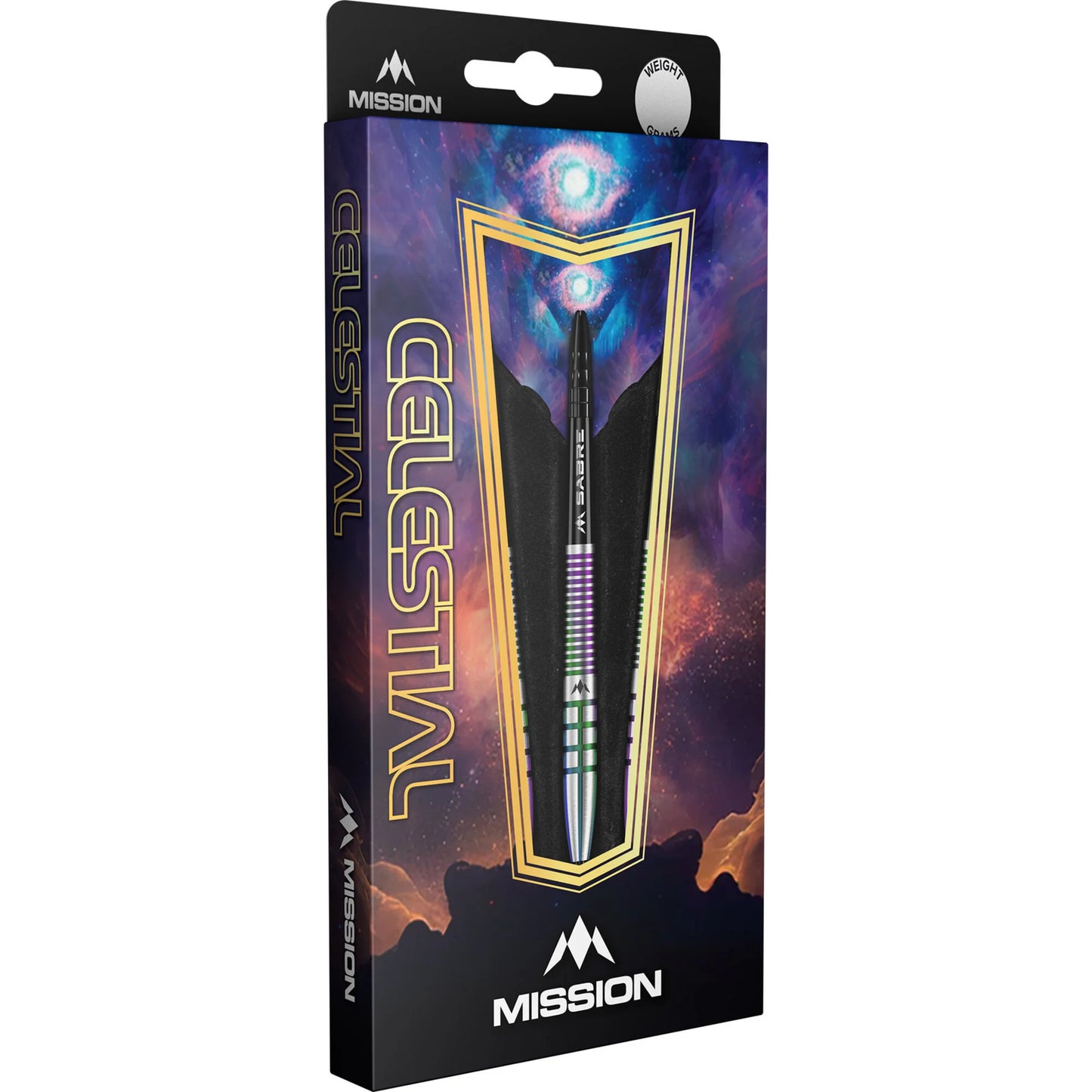 Mission Celestial Coral PVD 95% Tungsten Steel Tip Dart Set image 4