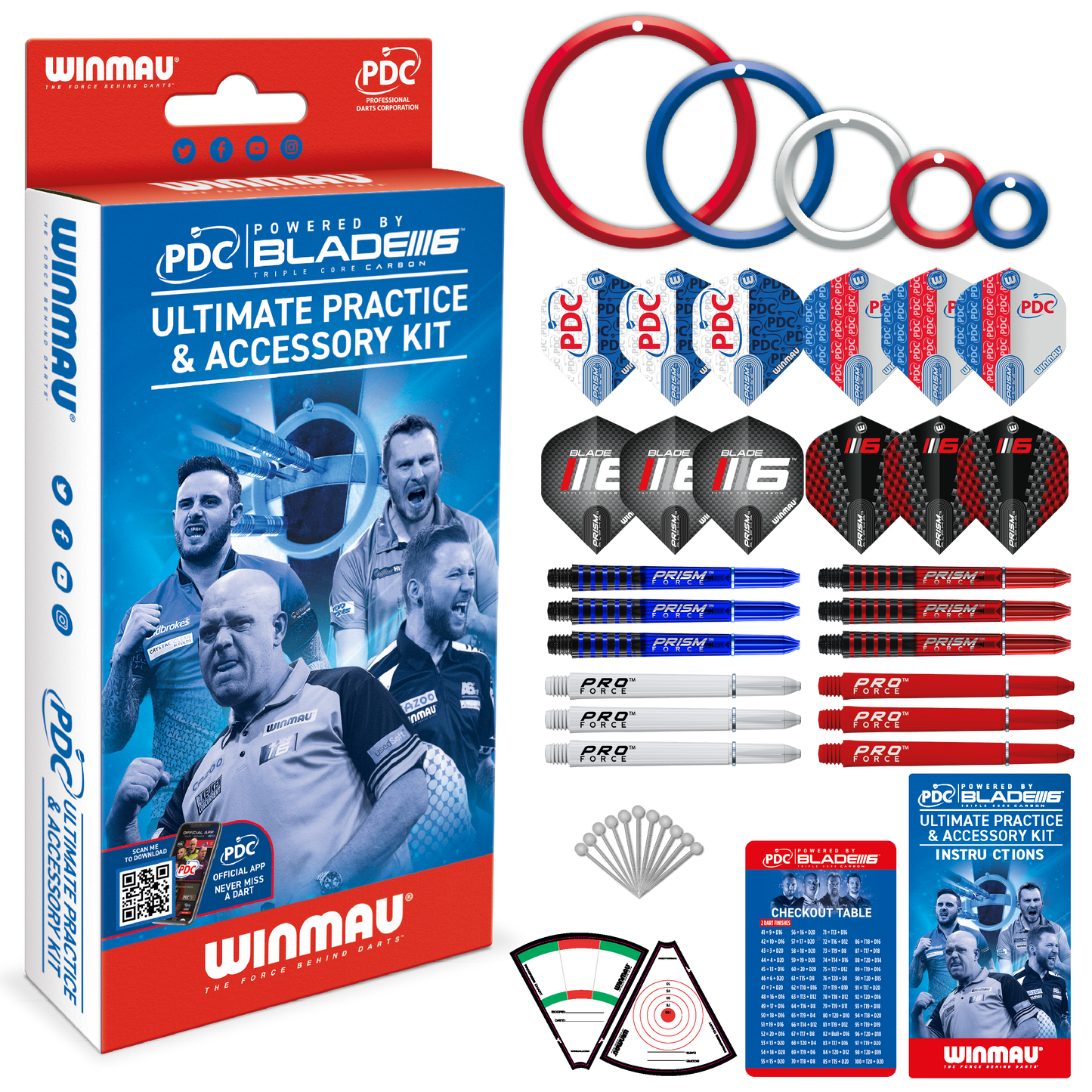 Winmau PDC Ultimate Practice & Accessory Kit image 0
