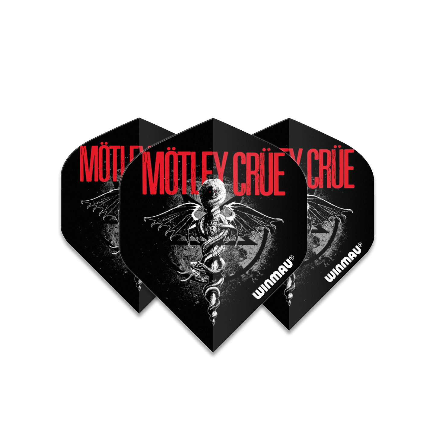 Winmau Rock Legends Motley Crue Dr Feelgood Dart Flights