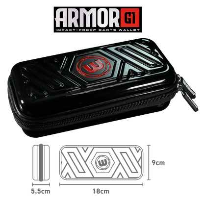 Winmau Armor G1 Black Dart Case image 3