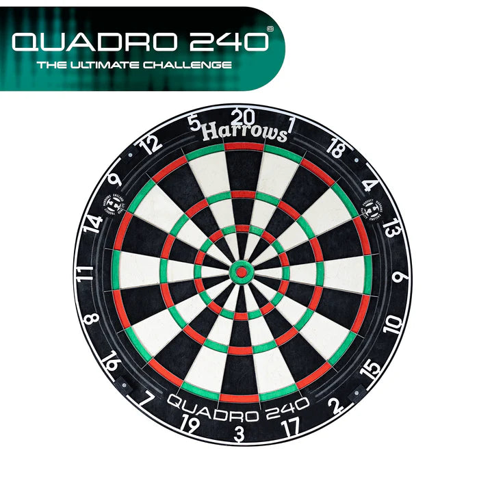 Harrows Quadro 240 Dartboard image 0