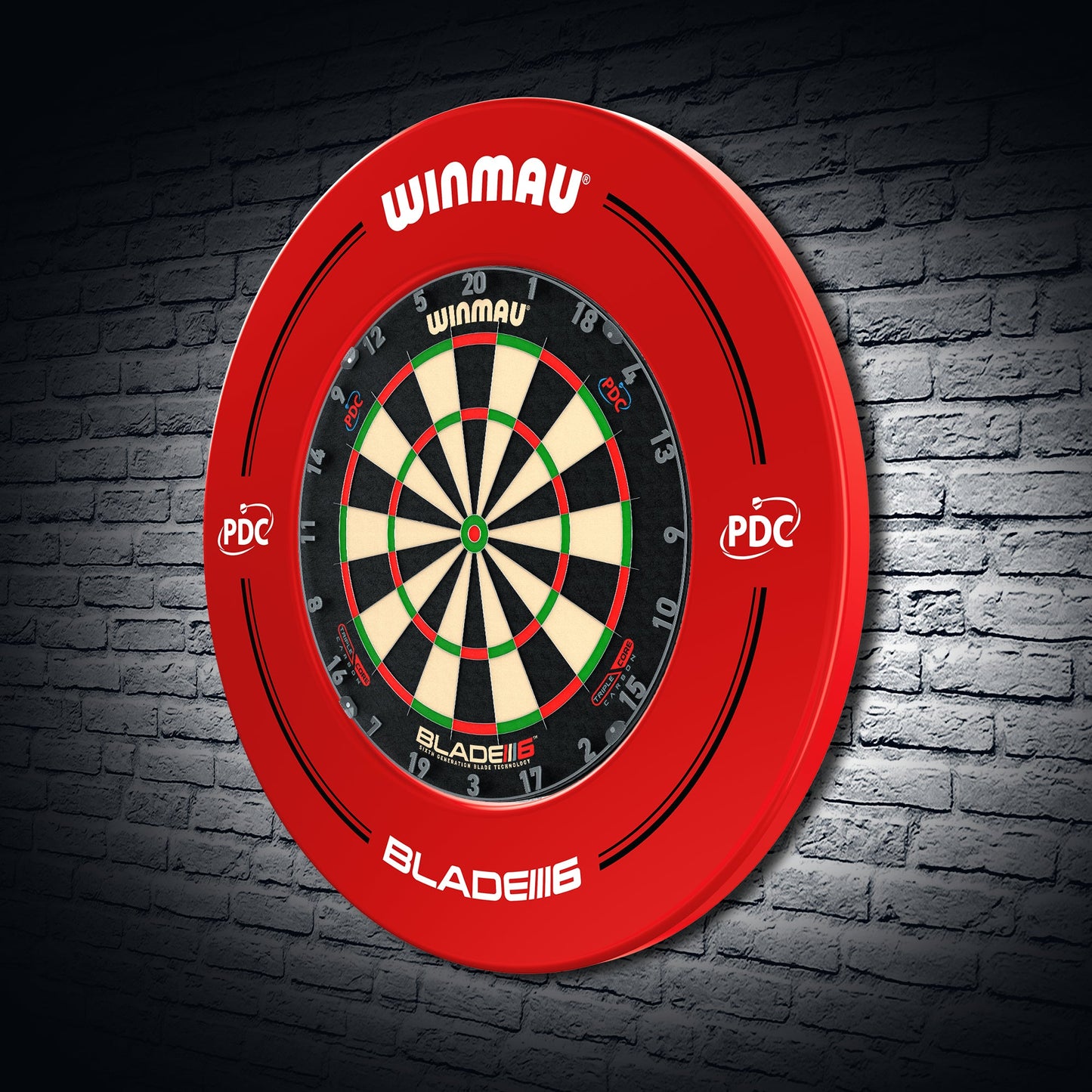 Winmau PDC Red Dartboard Surround image 6