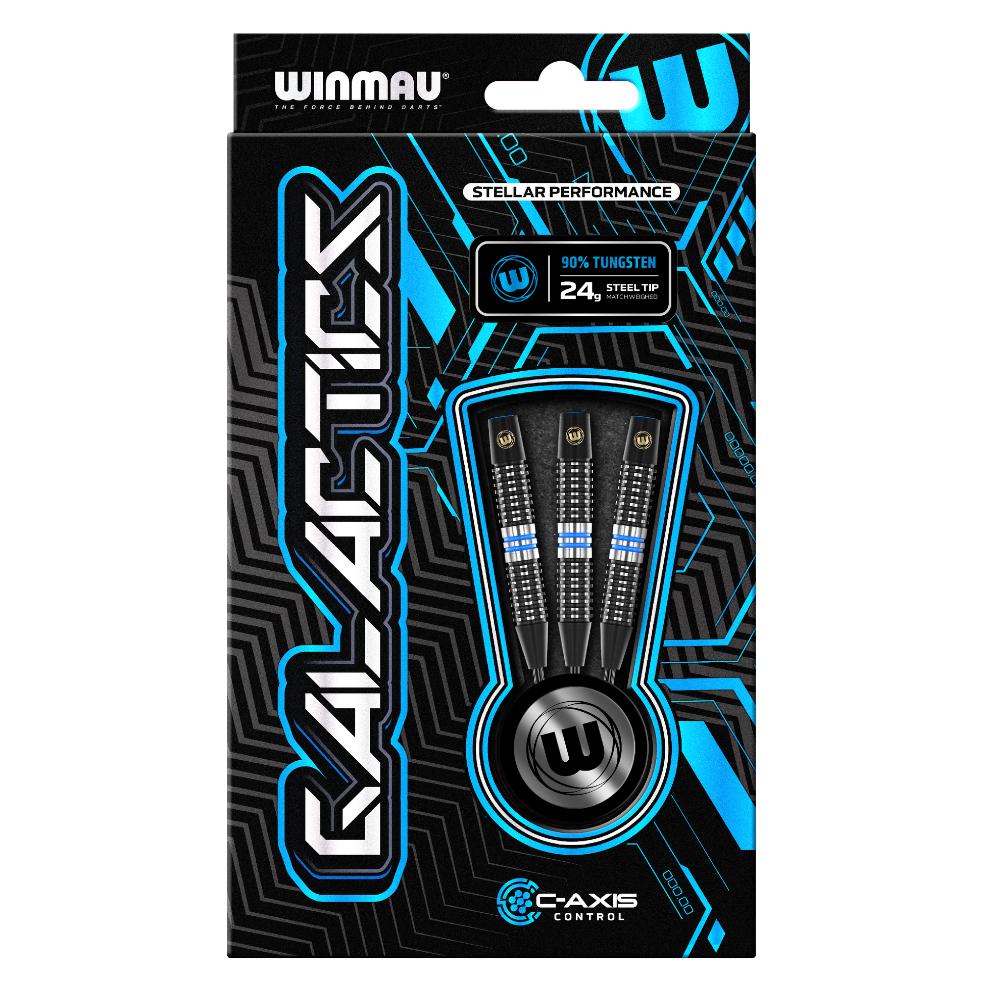 Winmau Galactics 90% Tungsten Steel Tip Dart Set image 5