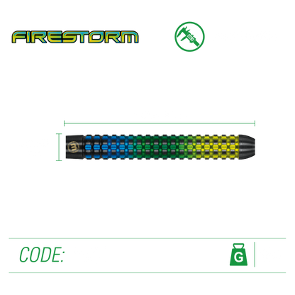 Winmau Firestorm Steel Tip Dart Set image 4