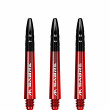 Mission Sabre Red-Black Top Polycarbonate Dart Shaft Stem image 1