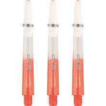 XQMax Gradient Polycarbonate Transparent & Red Dart Shaft Stem image 1