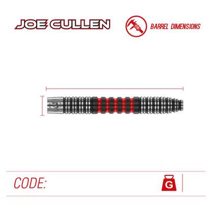 Winmau Joe Cullen 90% Tungsten Steel Tip Dart Set image 2