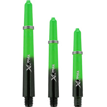 XQMax Gradient Polycarbonate Black & Green Dart Shaft Stem image 0