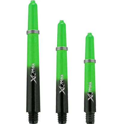 XQMax Gradient Polycarbonate Black & Green Dart Shaft Stem image 0