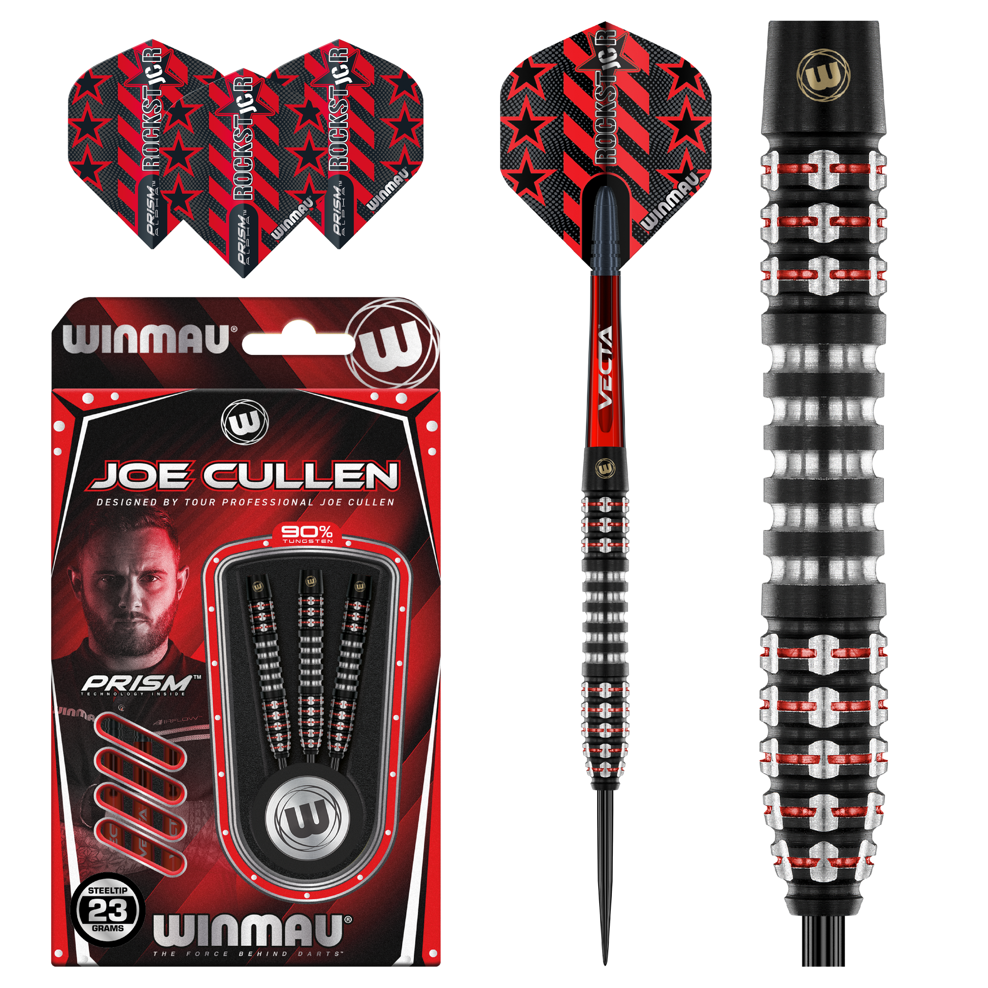 Winmau Joe Cullen Ignition Steel Tip Dart Set image 0