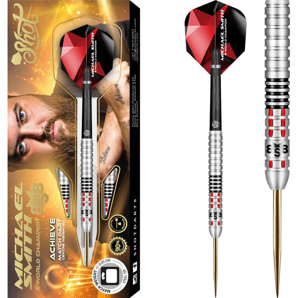 Shot Michael Smith Achieve - Centre Weighted - Dart Set image 0