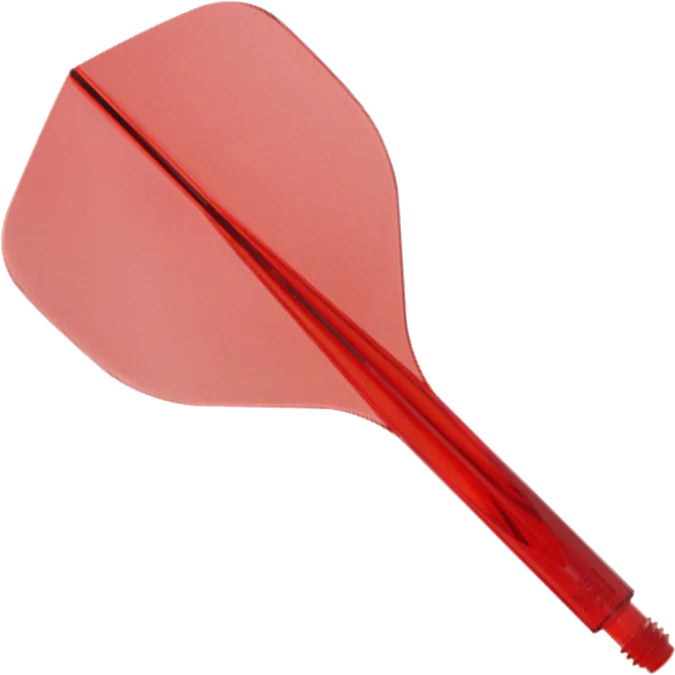 Condor AXE 120 Standard Clear Red Dart Flights image 2
