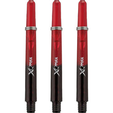 XQMax Gradient Polycarbonate Black & Red Dart Shaft Stem image 1