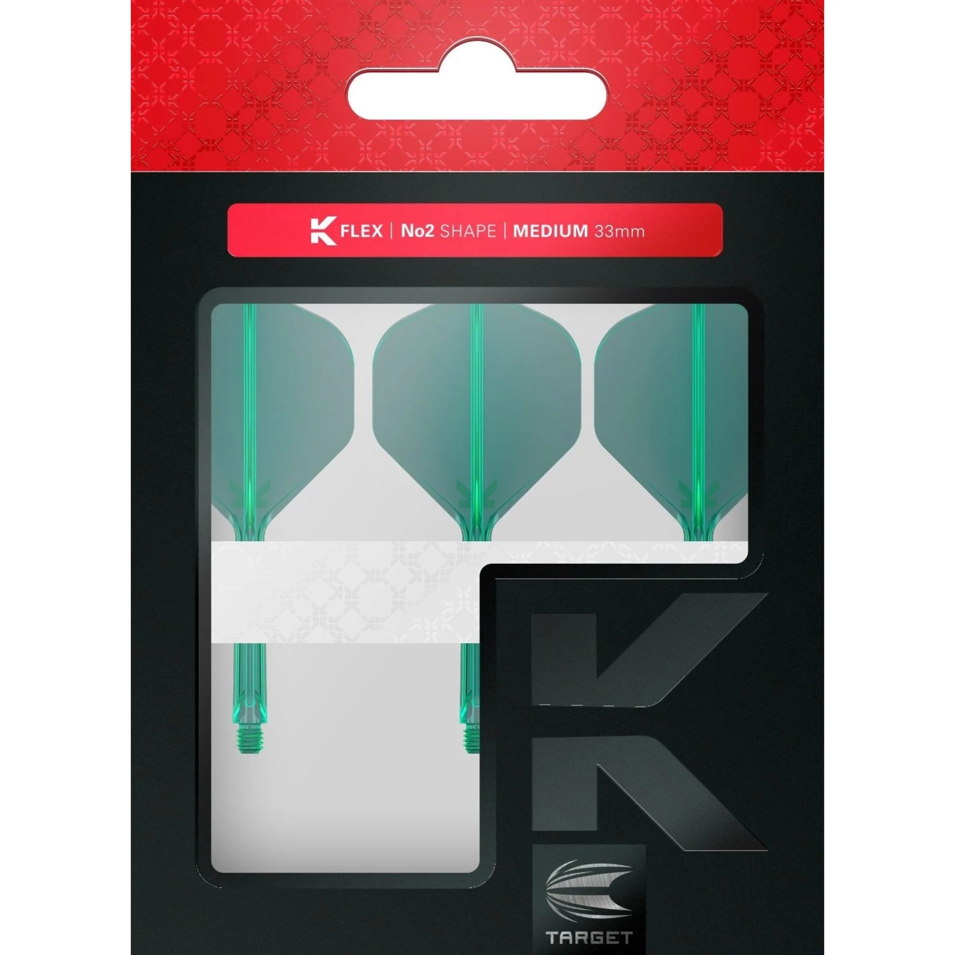 Target K-Flex Green No2 Dart Flights image 2