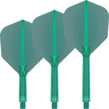Target K-Flex Green No6 Dart Flights image 0