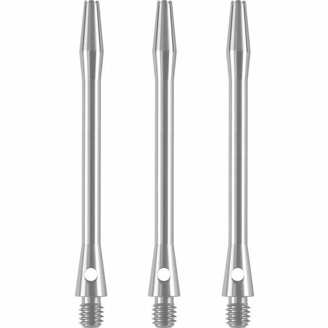 Designa Aluminium Silver Metal Dart Shaft Stem image 1