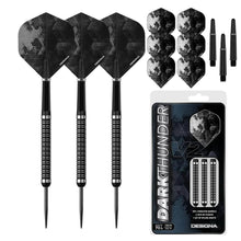 Designa Dark Thunder V2 Black Steel Tip Dart Set image 0