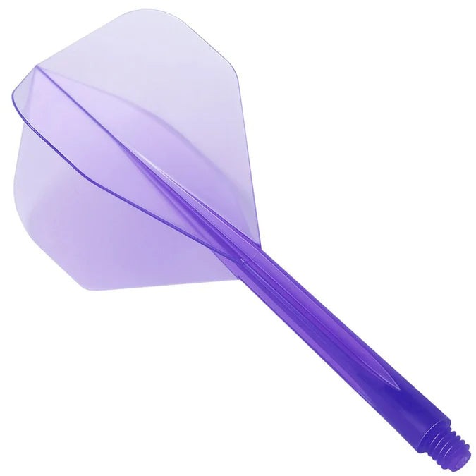 Condor Zero Stress Clear Purple Standard Dart Flights image 0