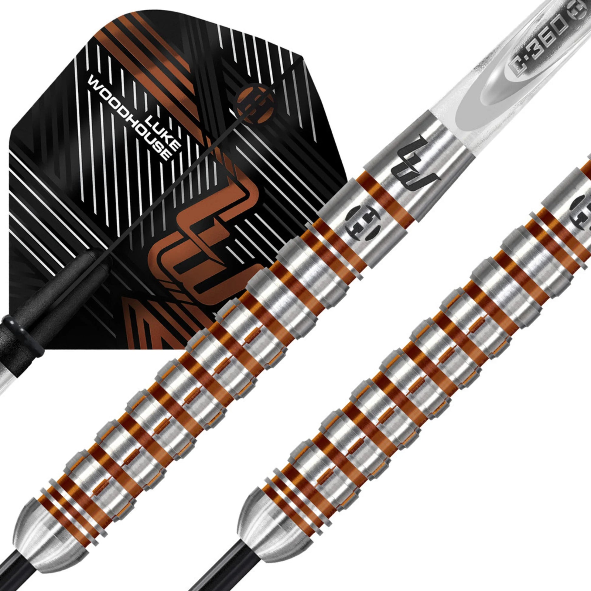 Harrows Luke Woodhouse Series 2 90% Tungsten Steel Tip Dart Set image 4