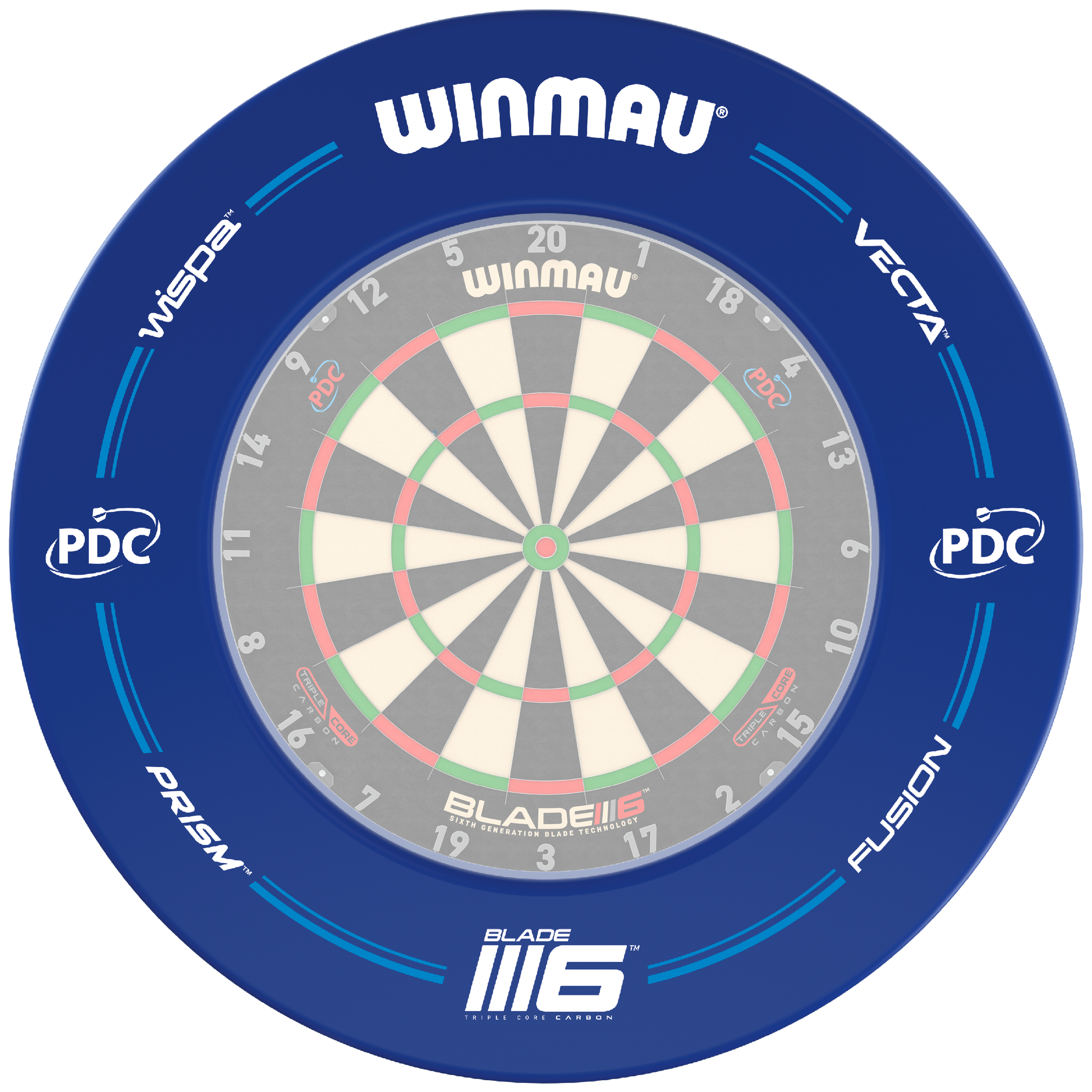 Winmau PDC Blue Dartboard Surround image 1
