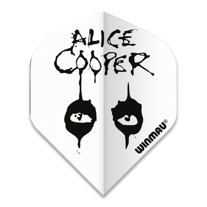 Winmau Rock Legends Alice Cooper White Dart Flights
