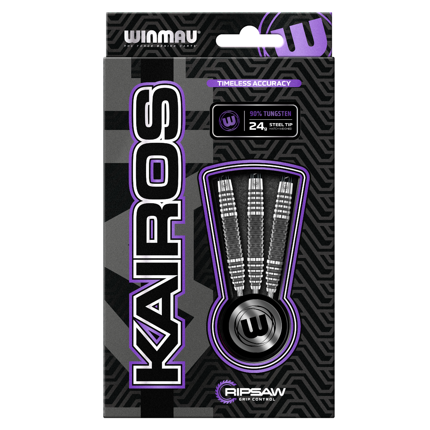 Winmau Kairos 90% Tungsten Steel Tip Dart Set image 5