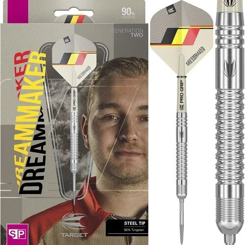 Target Dimitri Van Den Bergh G2 90% Tungsten Swiss Point Steel Tip Dart Set image 0