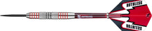 Ruthless Winners Black & Red - Centre Knurl - Steel Tip Dart Set - 28g image 1
