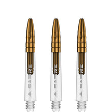Mission Sabre Clear-Gold Top Polycarbonate Dart Shaft Stem image 1