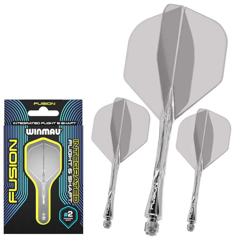 Winmau Fusion Clear No2 Integrated Flight & Shaft