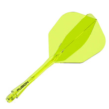 Winmau Fusion Neon Yellow No6 Integrated Flight & Shaft