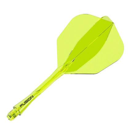 Winmau Fusion Neon Yellow No6 Integrated Flight & Shaft
