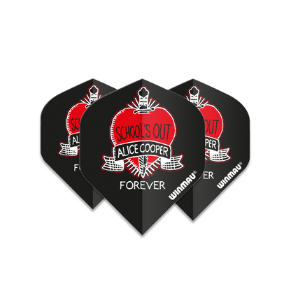 Winmau Rock Legends Alice Coopers Schools Out Dart Flights