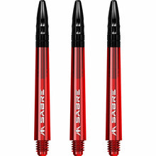 Mission Sabre Red-Black Top Polycarbonate Dart Shaft Stem image 0